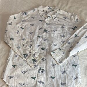 Dinosaur Button Down Shirt by GAP Kids